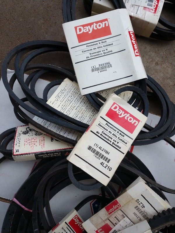 lot 21 image: Industrial Dayton Belts