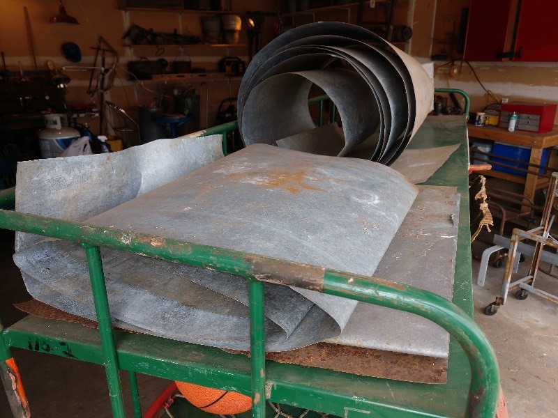 lot 27 image: Galvanized Steel Sheeting