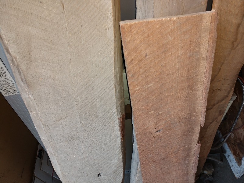 lot 36 image: Rough Cut Oak Wood Planks
