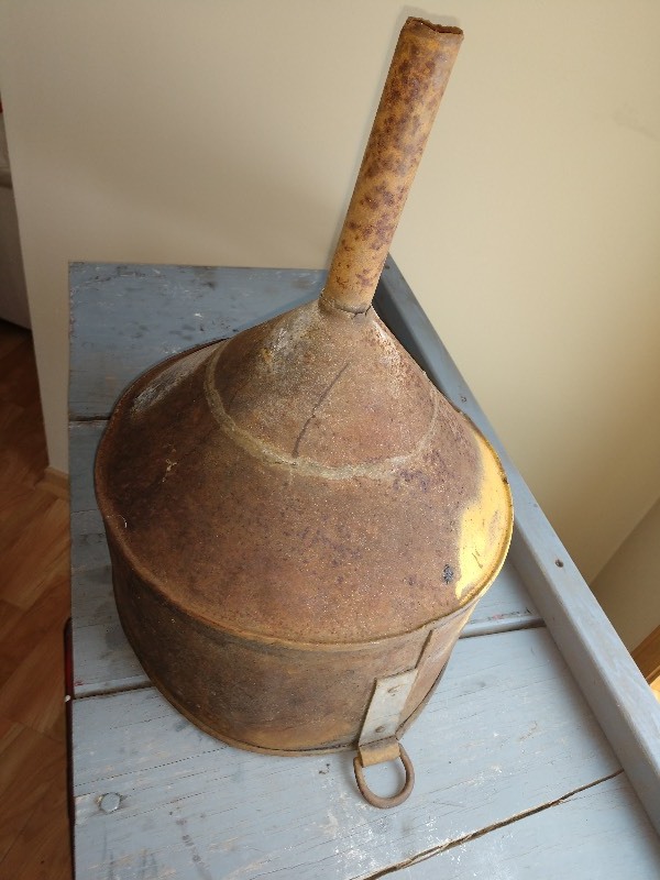 lot 82 image: Galvanized Oil Funnel
