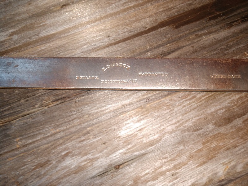 lot 86 image: C. Disston Meat Hack Saw
