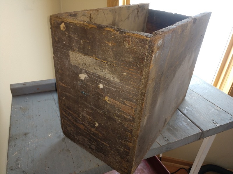 lot 100 image: Wood Ammo Crate