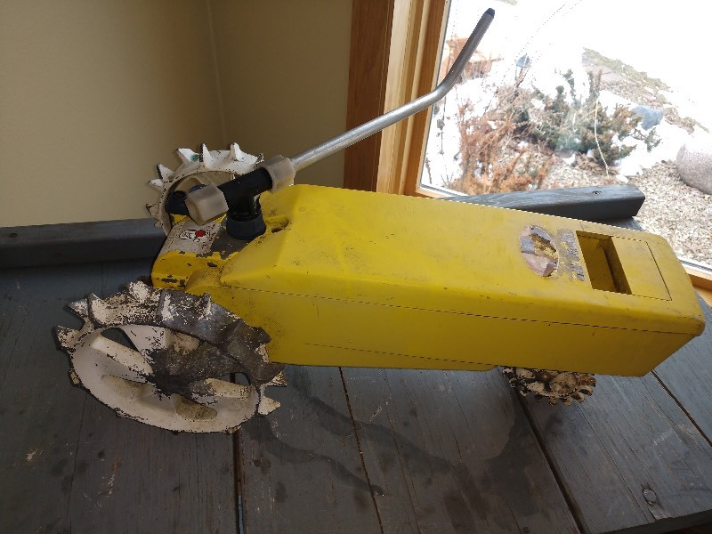 lot 112 image: Yellow Rain Train Sprinkler