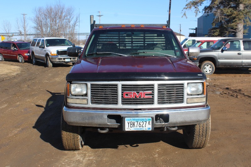 1993 GMC K3500 Sierra 4x4 - 6.5 Diesel - Manual - Flatbed - 5th Wheel Puller