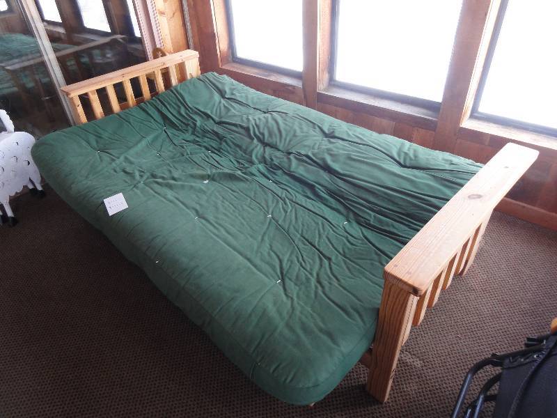 lot 11 image: Futon with Pine Wood Base