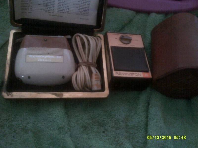 VINTAGE SHAVERS AND METAL CURLERS