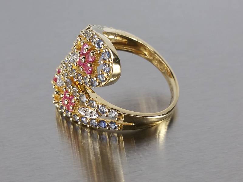 Sapphires in Many Colors in 14k Gold