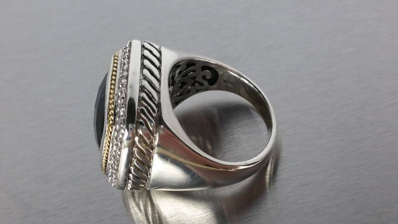 Black Oynx Designer Ring