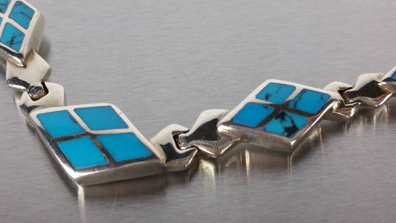 Turquoise Sterling Silver Necklace