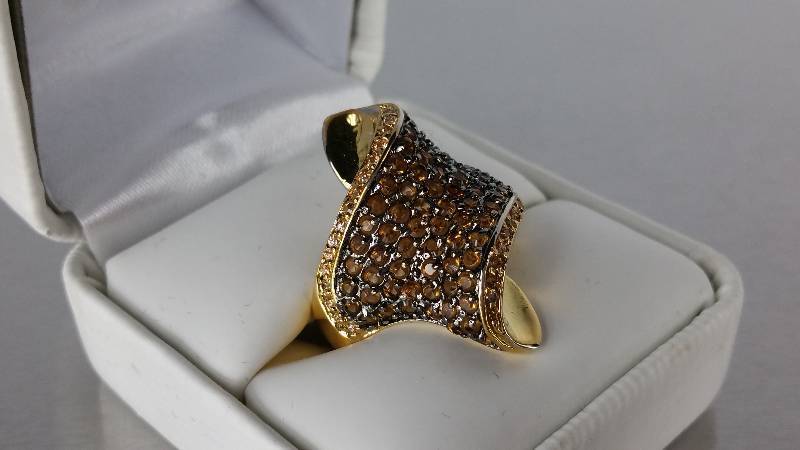3ct Citrine Dinner Ring