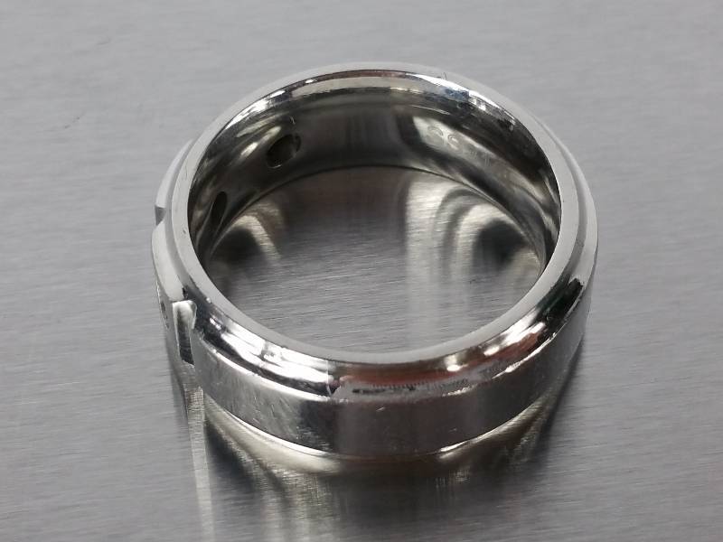 Mens Diamond Ring in 10k Gold