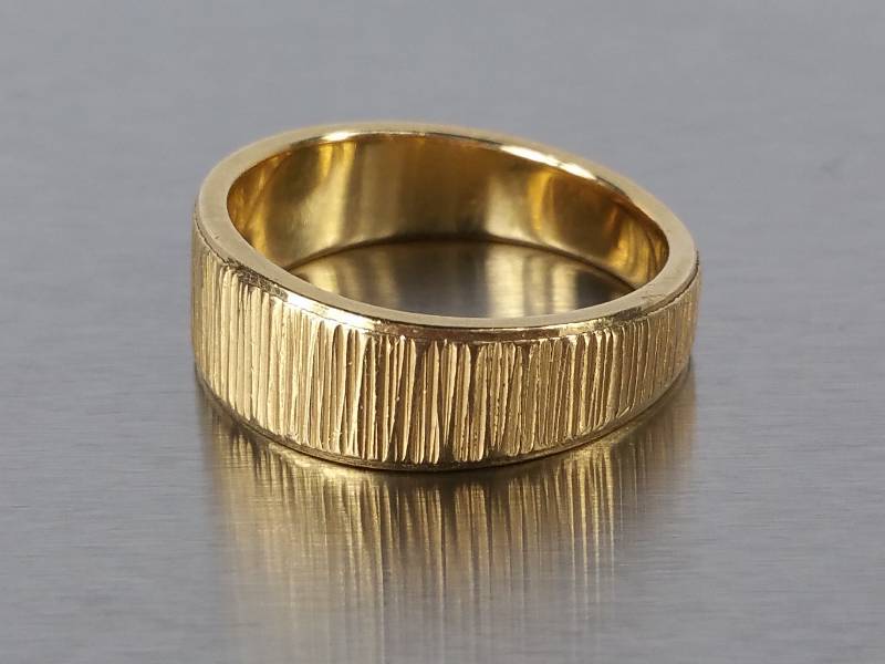 Signed Designer 14k Yellow Gold Ring