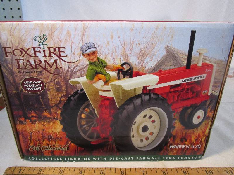 lot 10 image: Farmall 1206 with Figurine. Foxfire Farm. Ertl #4440