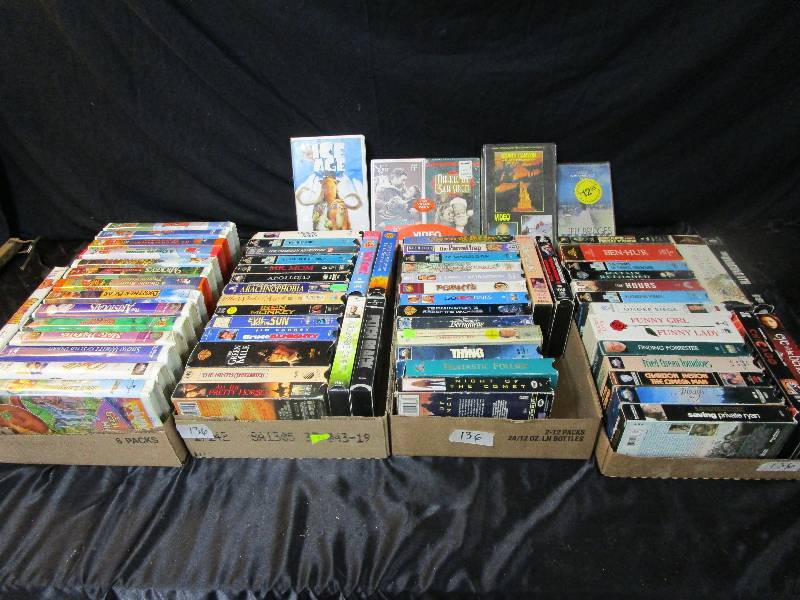 lot 56 image: Various VHS tapes includes some disney classics