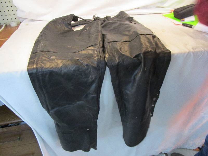 lot 58 image: XL Leather Chaps