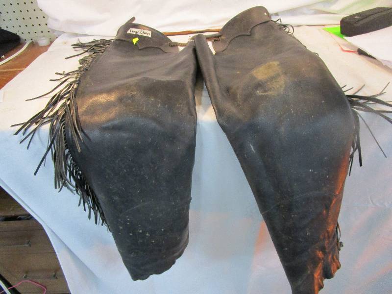 lot 61 image: Large Leather Chaps