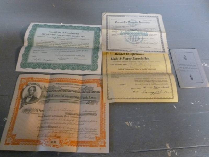 Vintage Paper Items