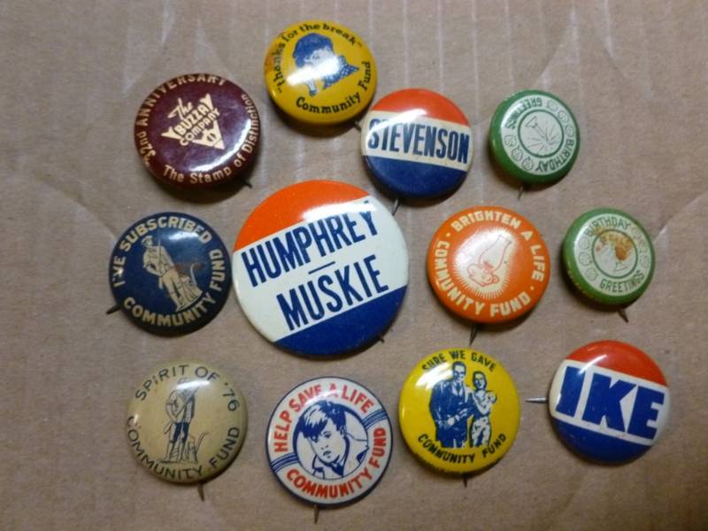 Vintage Pinback Buttons