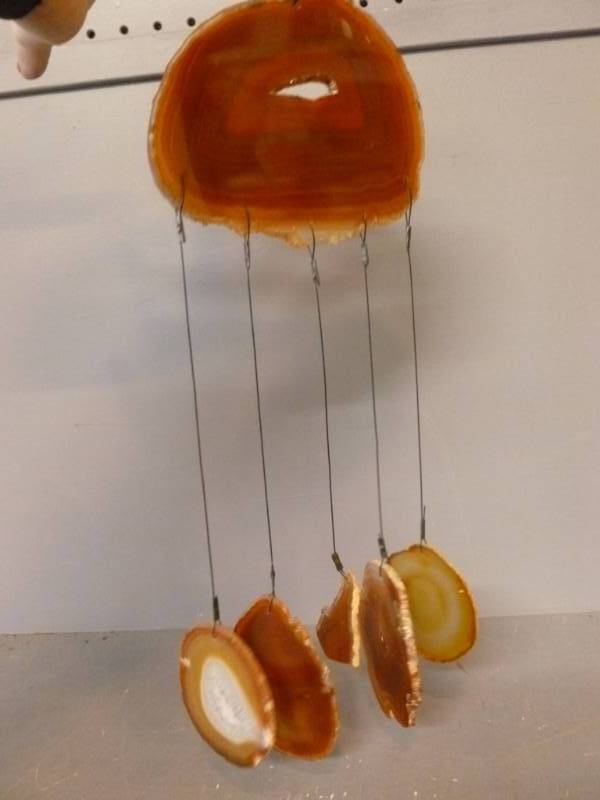 Sliced Agate Wind Chime