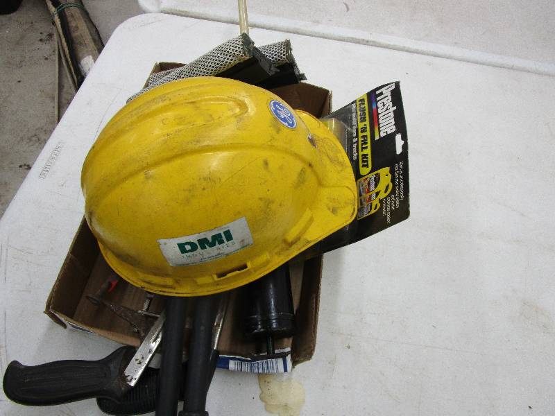 Mini Wheel Measure, Hard Hat, Saws and Greese Guns