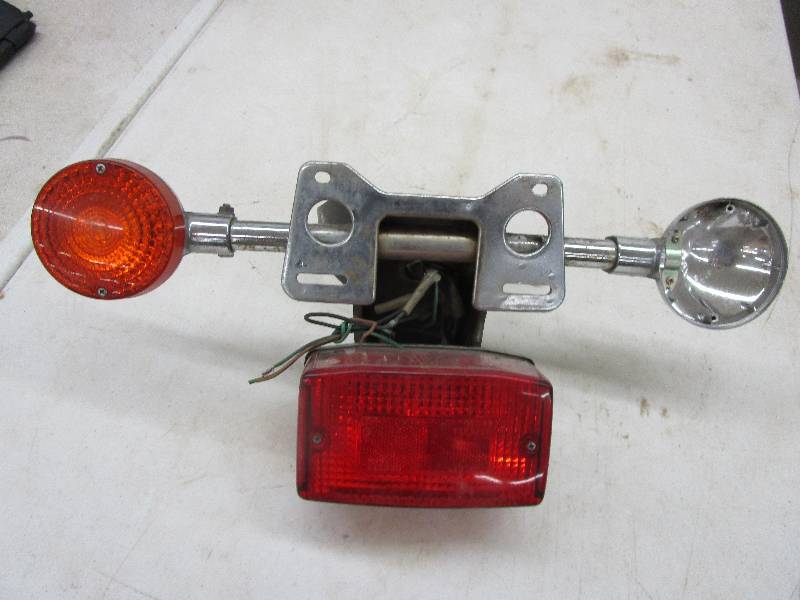 Motorcycle Lights and Ford Hubcaps
