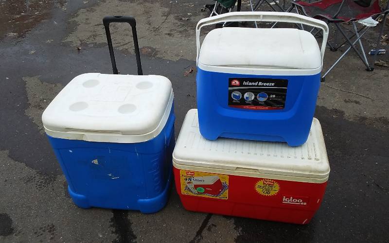 lot 7 image: 3-Igloo Coolers