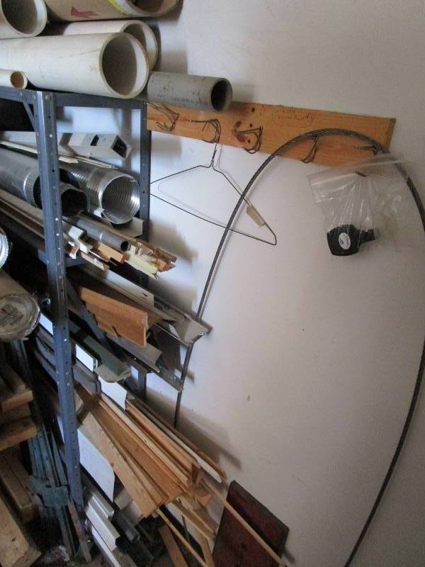 lot 151 image: (6) Steel Shelving Units  Contents