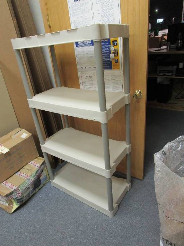 lot 131 image: Plastic Storage Rack
