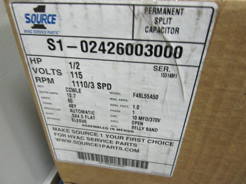 lot 48 image: HVAC Parts & Electric Motors