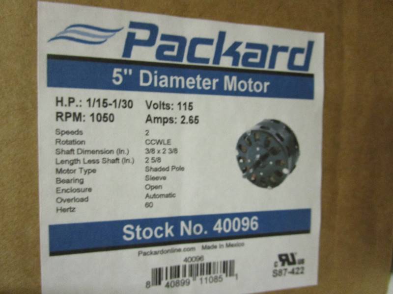 lot 52 image: HVAC Parts & Electric Motors