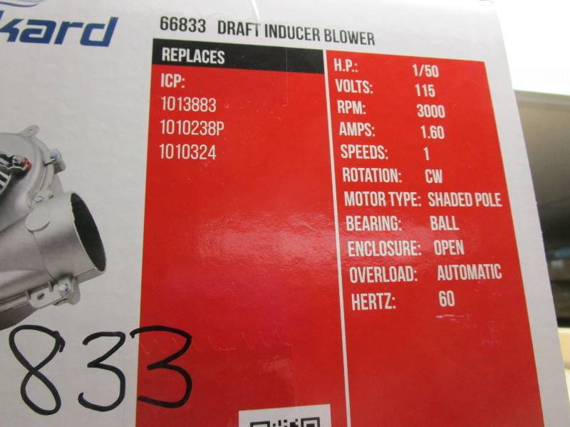 lot 55 image: HVAC Parts & Electric Motors