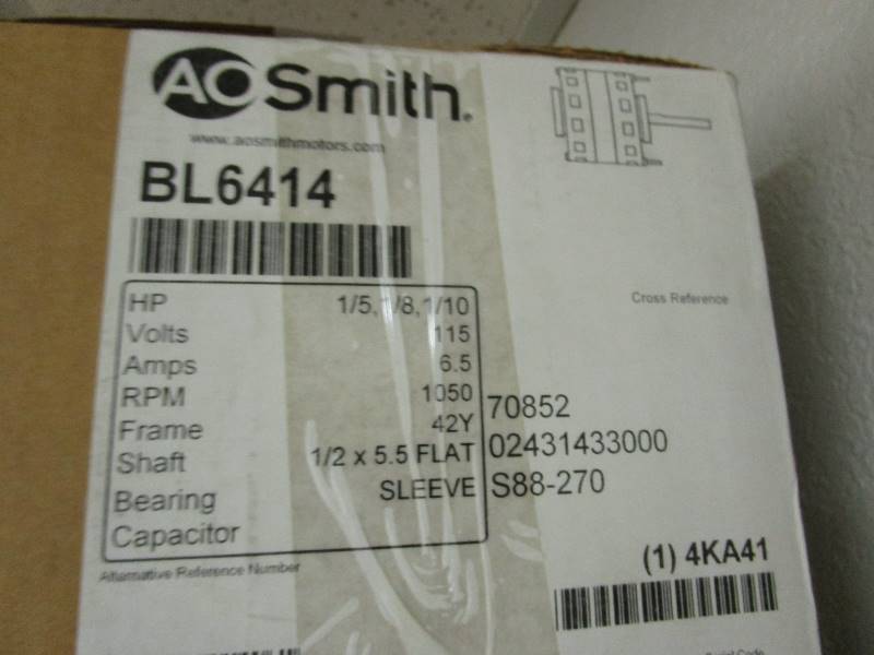lot 58 image: HVAC Parts & Electric Motors