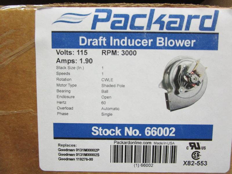lot 67 image: HVAC Parts & Electric Motors