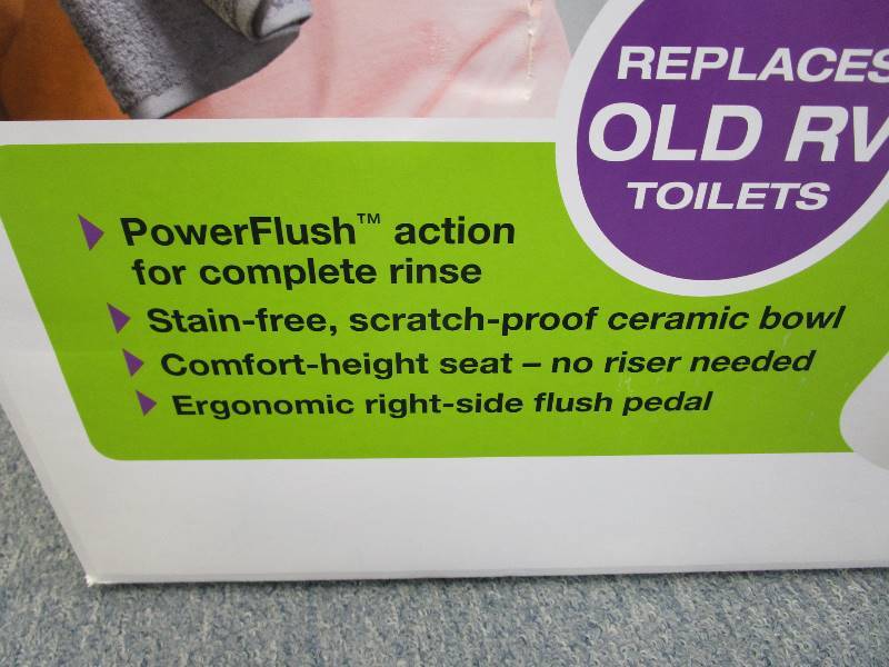 lot 96 image: 310 RV Toilet (White)