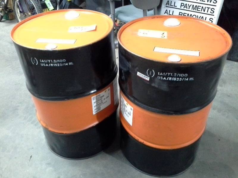lot 8 image: Two Drums of Houghton Rust Veto 2212 Synthetic Aqueous Base Rust Preventive