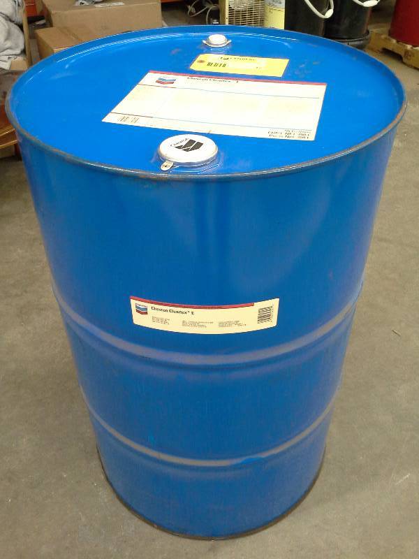 lot 12 image: One Drum of Chevron Cleartex E General Purpose Cutting Oil