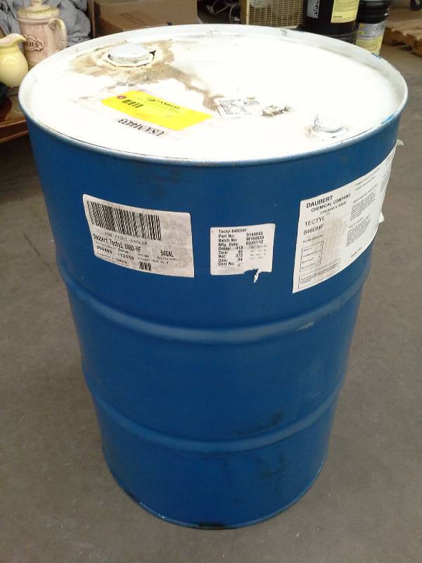 lot 21 image: One Drum of Daubert Tectyl 848D-HF Solvent Cutback, Water Displacing, Soft WaxOil Base Corrosion Preventive