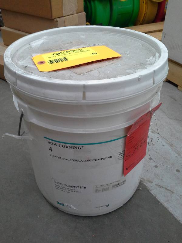 lot 49 image: Five Gallons of Dow Corning Dielectric Grease Electrical Insulating Compound