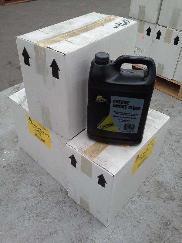 lot 60 image: Four Cases of Cherne Smoke Fluid 065-809