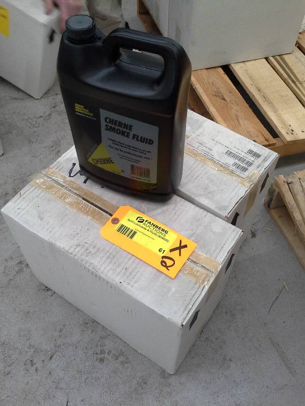 lot 61 image: Two Cases of Cherne Smoke Fluid 065-810