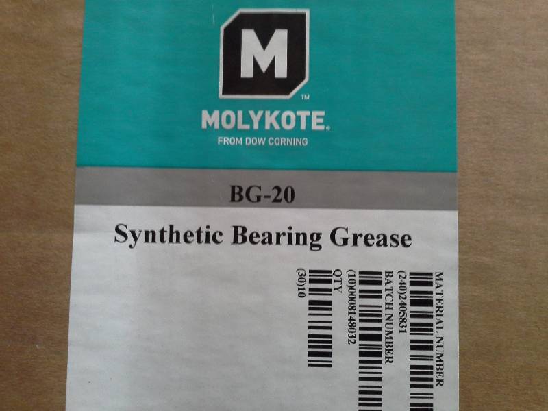 lot 81 image: 18 Tubes Dow Corning BG 20 High Performance Synthetic Bearing Grease