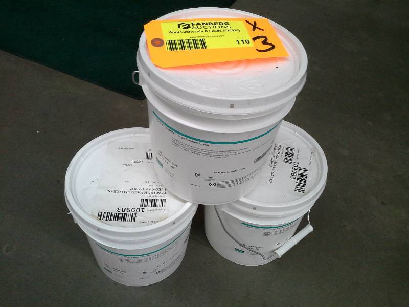 lot 110 image: Three Pails of Dow Corning High Vacuum Grease