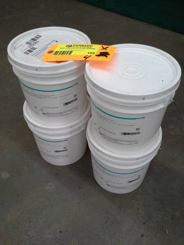 lot 109 image: Four Pails of Dow Corning High Vacuum Grease