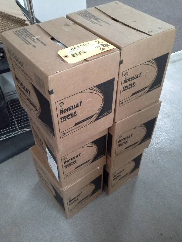 lot 122 image: Six Cases of Shell Rotella Triple Protection 10W30 CJ-4 Heavy Duty Diesel Engine Oil
