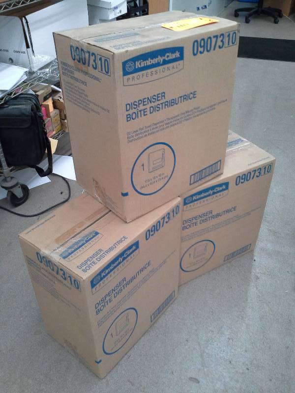 lot 133 image: Three Kimberly Clark Paper Towel Dispeners