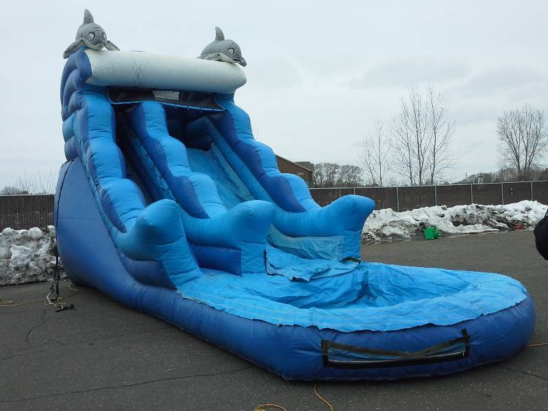 lot 59 image: 16 ft Dolphin Water Slide - 30x15x17