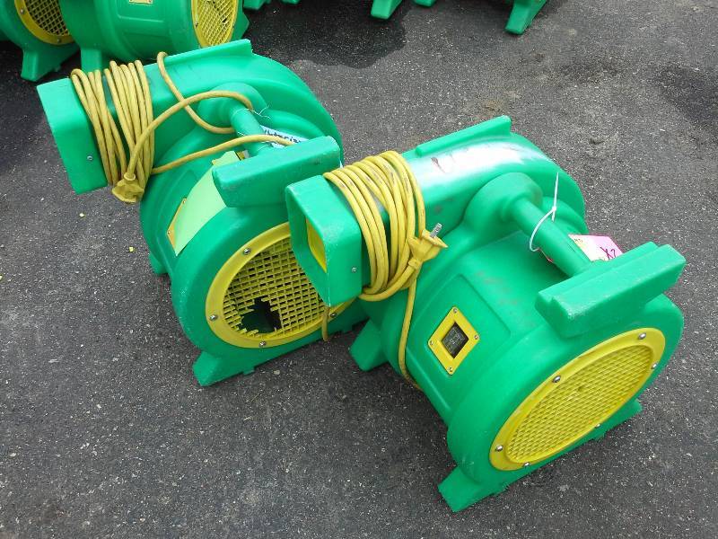 lot 67 image: Pair of B-Air 1 HP Blowers