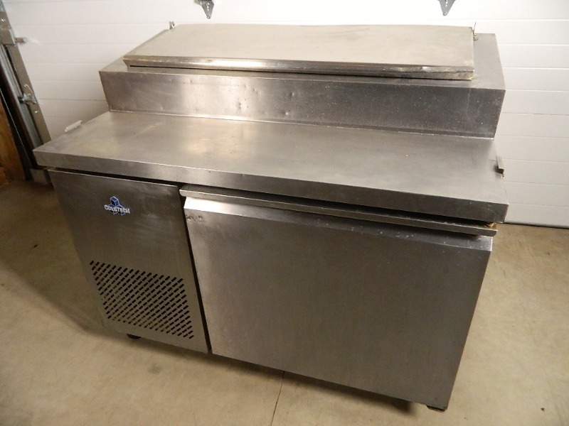 lot 16 image: Coldtech Refrigerated Prep Table on Wheels