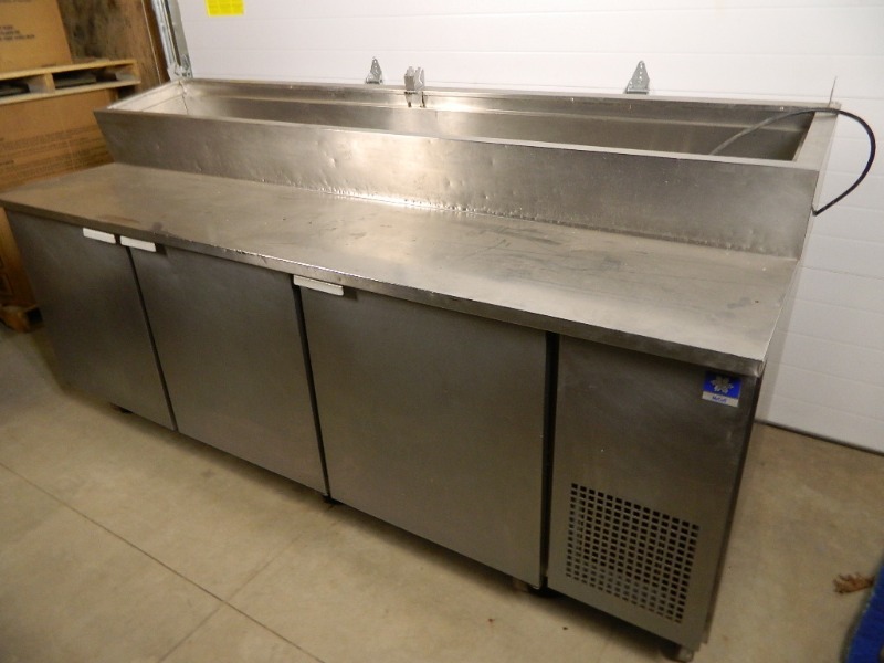 lot 21 image: McCall 3 Door Refrigerated Prep Table