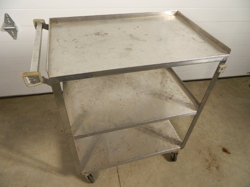 lot 51 image: Lakeside Stainless Steel Bus Cart